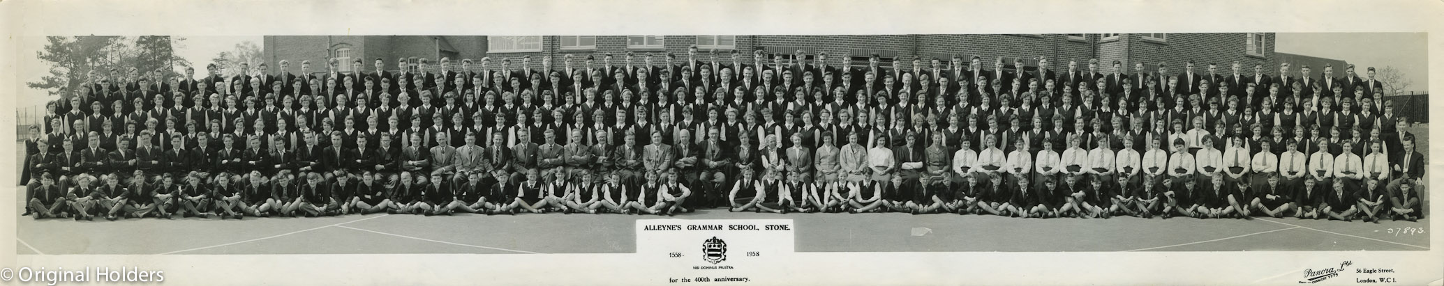 Alleyne's Grammar School - 1958 - 400th Anniversary