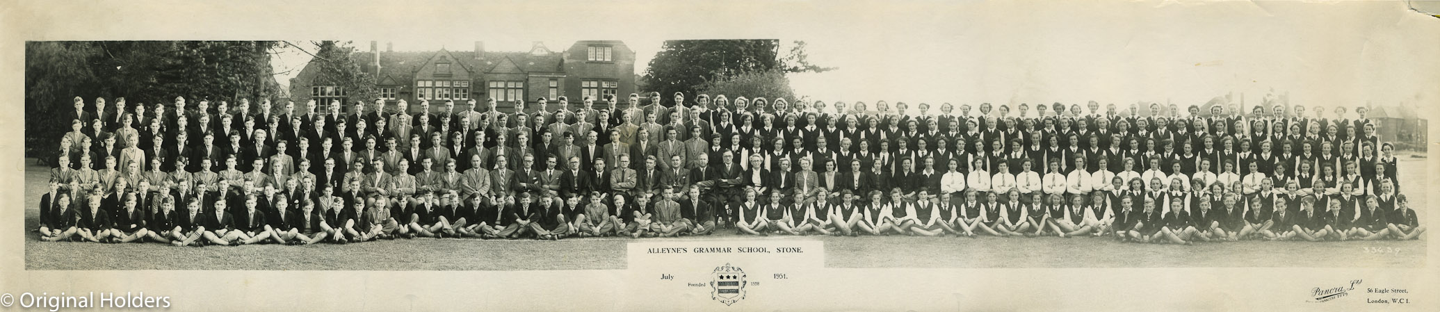 Alleyne's Grammar School - Ju;y 1951