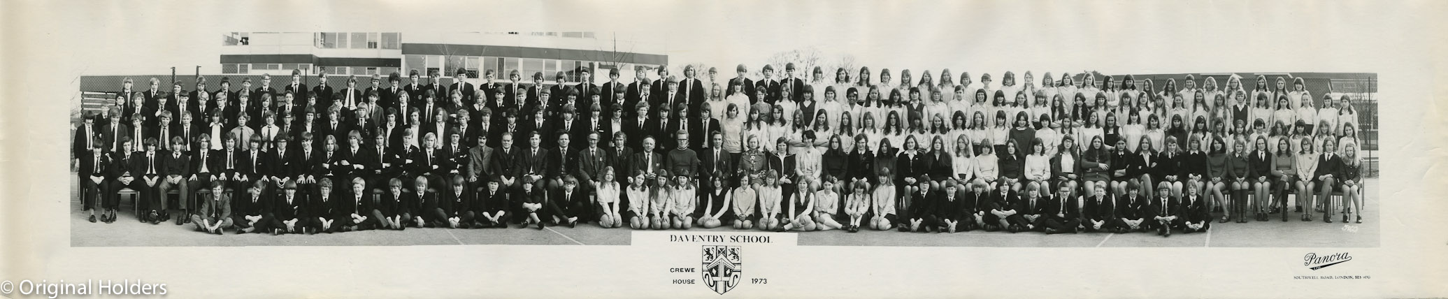 Daventry School Crewe House 1973